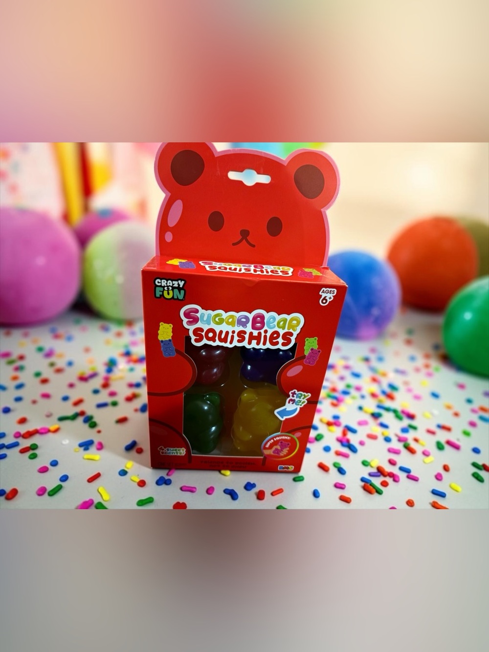NEW Authentic RMS Sugar Bear Squishy 🐻✨ Sensory Squeeze Toy